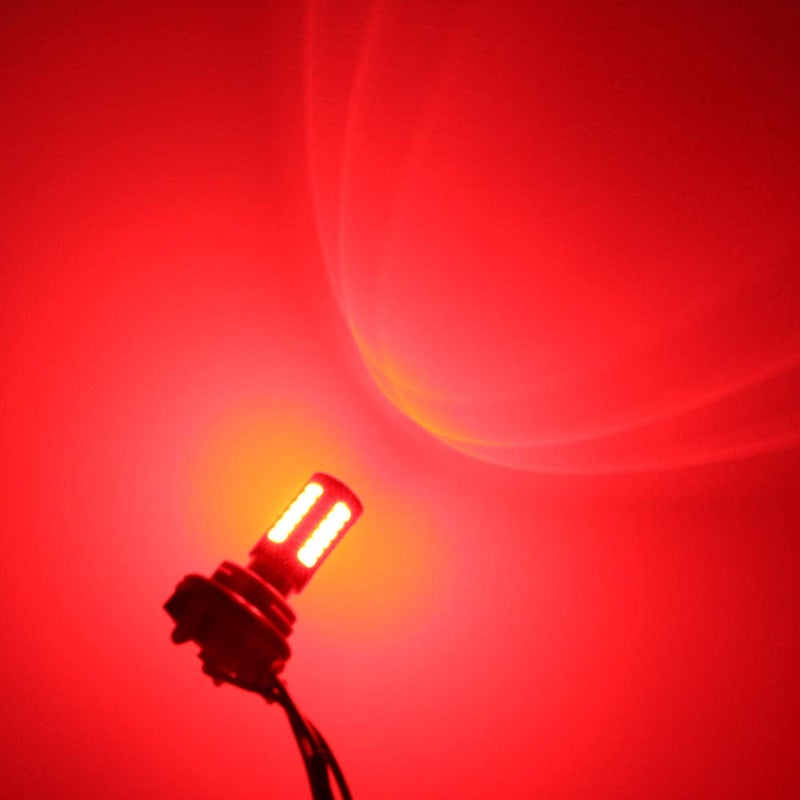 Alla Lighting 2800lm BA15S Bayonet 7506 1156 LED Bulbs, Red Brake/Tail Lights/Turn Signal Lights 1619 7506LL 1156LL 1141 1093 1073 Xtreme Super Bright 5730 33-SMD Taillights Lamps Upgrade - Image 4